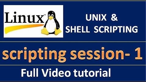 Linux scripting  introduction to shell and some useful commands for scripting