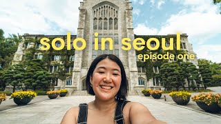 First EVER Solo Trip! Exploring Seoul , Airbnb Tour & HUGE Shopping Haul | Solo In Seoul • EP1