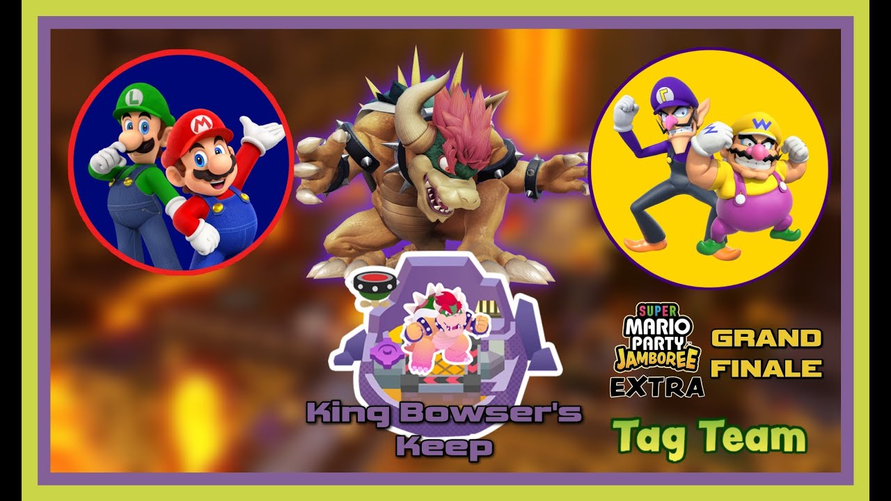 Super Mario Party JAMBOREE (EXTRA) (GRAND FINALE) - King Bowser's Keep (Tag Team) #marioparty