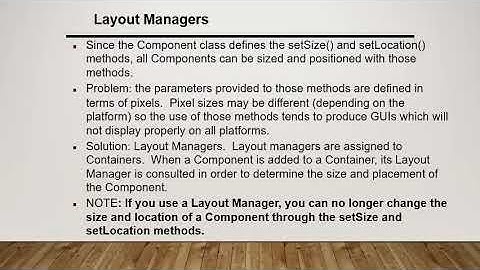 Java | programming examples on awt video part 6 by Ms. Beena Kapadia