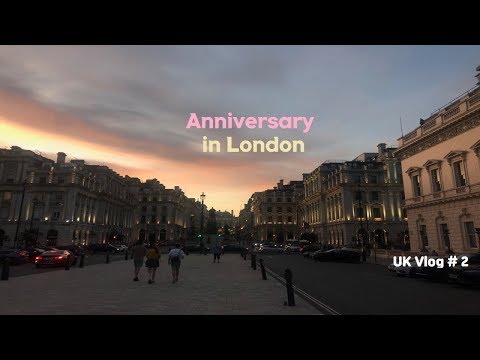 (UK Vlog #2) Celebrating Annniversary in London (Feat. fancy restaurant)
