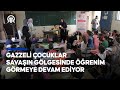 Gazzeli çocuklar savaşın gölgesinde öğrenim görmeye devam ediyor