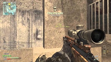 MW3: SNIPER DOUBLE KILL & FAST KILLSTREAK!