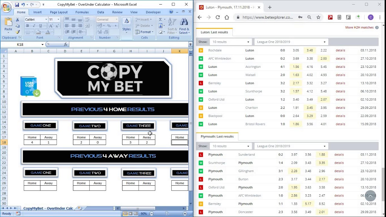 CopyMyBet | Over Under Goals Calculator - YouTube