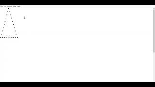 Border of triangle pattern in c programming|| Algorithm and code of boader of triangle
