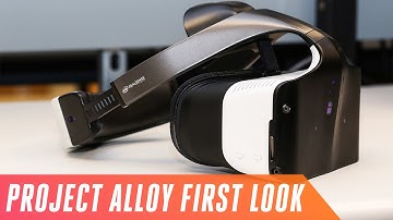 Intel’s Project Alloy headset mixes reality with fiction
