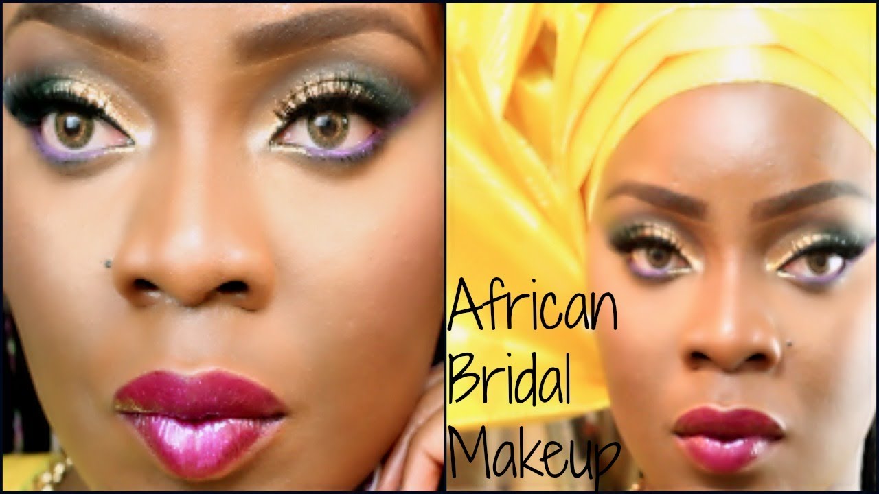 African Nigerian Bridal Makeup SongbirdDiva4Life Collab YouTube