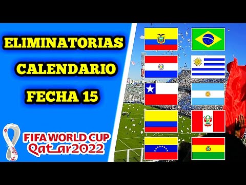 Calendario De Las Eliminatorias Sudamericanas Fecha 15 Qatar 2022 Youtube