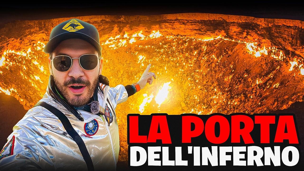 24h nel LUOGO PIÙ INOSPITALE del TURKMENISTAN: LA PORTA DELL’INFERNO a DARVAZA