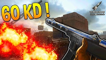 THIS PPSH DROPPED A 60KD AND A V2 ROCKET !! ( BEST PPSH CLASS SETUP ON COD WW2 !!)