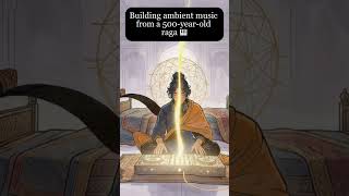 Building ambient music from a 500-year-old raga 🎹 #deepwork #indianambient #studymusic #hindustani