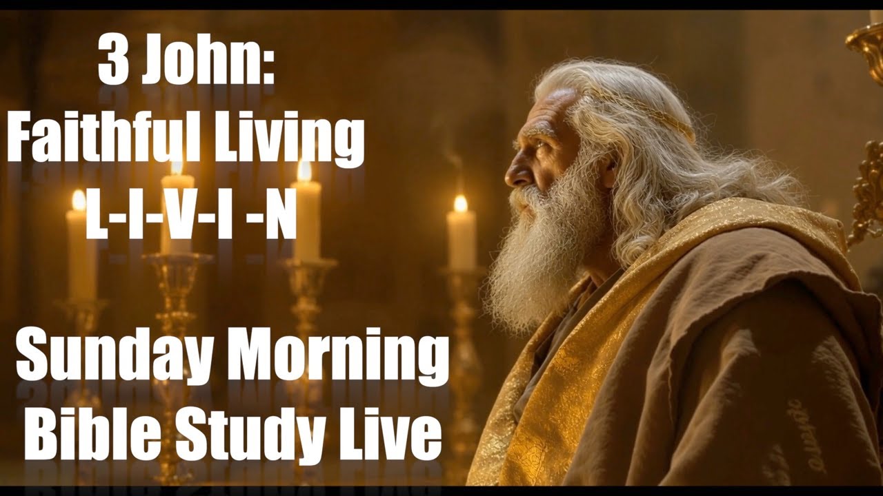 3 John Explained | Sunday Morning Bible Study Live with Larry & Carly