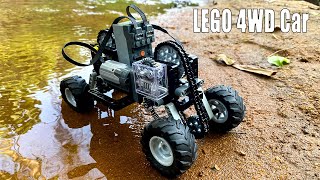 How to assemble a simple LEGO 4WD car step by step | LEGO 4WD car #sritu_hobby #lego #toys