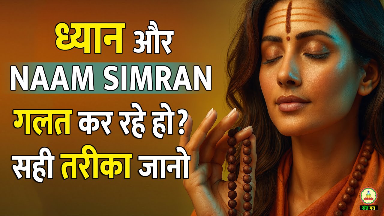 ध्यान और Naam Simran की सही विधि | 99% साधक नहीं जानते ये Sant Mat Meditation रहस्य #rssb