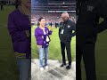 ESPN's Mina Kimes gets a custom UW jersey in LA