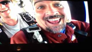 Steph skydiving