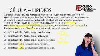 LIPÍDEOS - RESOLUÇÃO DE EXERCÍCIOS LIPÍDEOS - RESOLUÇÃO DE EXERCÍCIOS