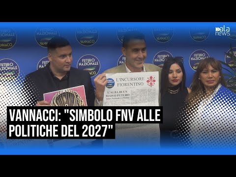 Video Futuro Nazionale, Vannacci: Dal 2027 simbolo FnV ad amministrative e politiche