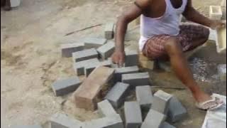 how to make cement bricks easily