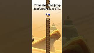 The Blindest Jump I’ve Ever Survived in Mario Maker 2 #clutch #shorts