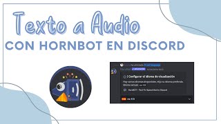 Bot de Texto a Audio en Discord | HornBot