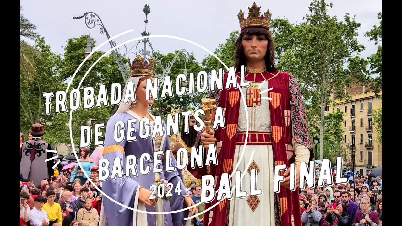 Trobada Nacional de Gegants de Barcelona - Ball fi de Festa 600 anys