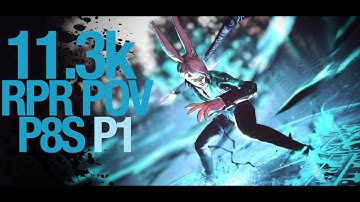 11.3k rDPS Reaper POV P8S P1 | FFXIV Endwalker - Abyssos: The Eighth Circle Part 1 (Savage) RPR POV