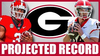 Georgia 2026 Schedule Projected Record Way Too Early