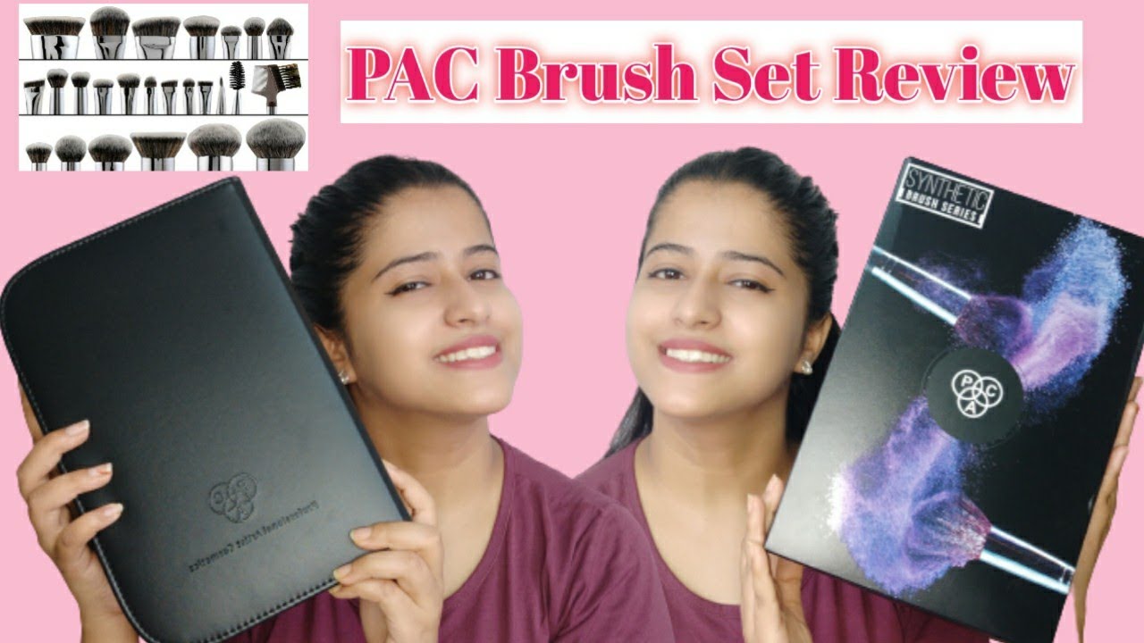 PAC 25 BRUSH SET | PAC Synthetic Series Brush Set (25 Brushes) | HONEST REVIEW | 25 BRUSH SERIES |