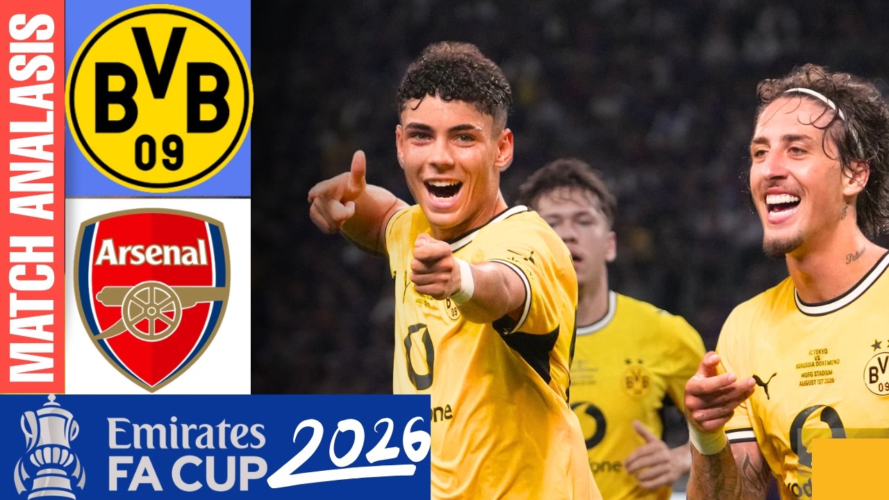 Arsenal fc vs Borussia Dortmund Highlights | Borussia x arsenal  | Emirates Cup 2026 | Final