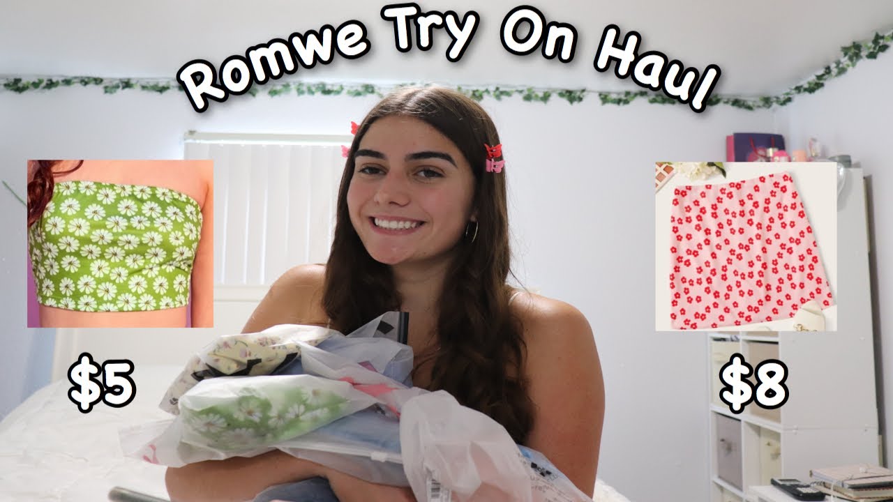Romwe Try On Clothing Haul