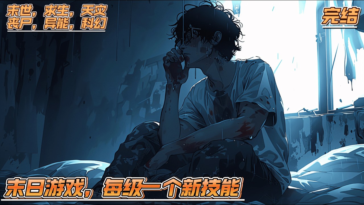【完结】《末日游戏，每级一个新技能》魔影现世，世界异变，末日游戏降临。丧尸横行，人类危机，想活着就需要打怪升级。张文获得了每级都能觉醒一个技能的的特殊天赋。只有不断变强才能应对末日的危机……