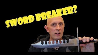 SWORD BREAKER or sword catcher Renaissance Left Hand Dagger