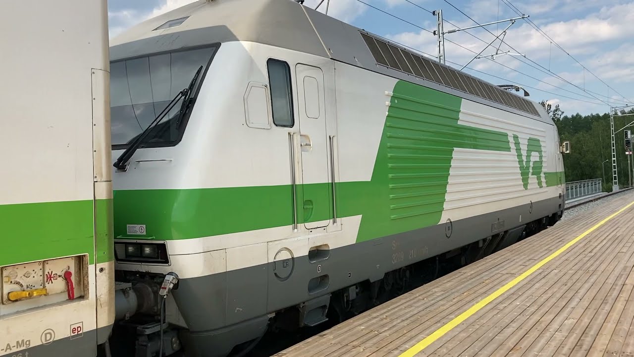 Double Decker Intercity Train in Finland