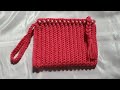 DIY Macrame bag with crochet