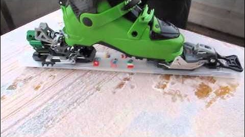 Dynafit Beast 16 Binding Brake Retraction