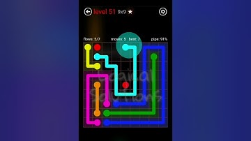 Flow Free Play 9x9 Mania Level 46 to 60