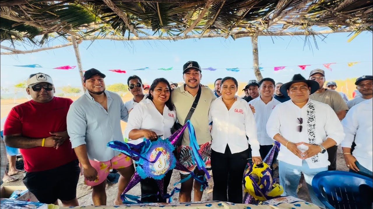 ASÍ INAUGURÓ MI ENRAMADA EN EL TERRENO QUE ME GANÉ EN LA PLAYA AQUÍ VAMOS A FESTEJAR EL DÍA DE REYES