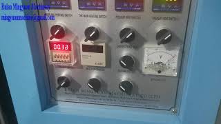 Ultrasonic heater big Model Paper Cup Machine testing 22OZ Cup for Vietnam Client