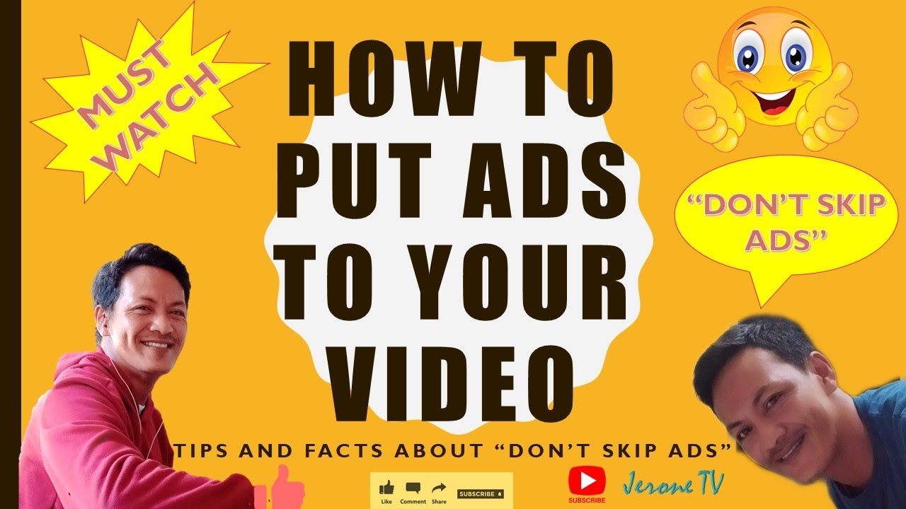 HOW TO PUT ADS ON YOUR VIDEO | FOR MONETIZED CHANNEL | TIPS & FACTS ...