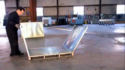 Foldable Metal Pallets Metal Collapsible Gaylords Assembling