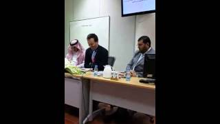 مناقشة أول رسالة ماجستير في كلية الشرق العربي للدراسات العليا 2