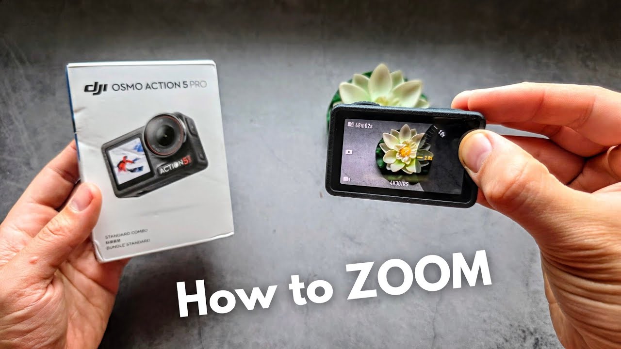 DJI Osmo Action 5 Pro - How to ZOOM - YouTube