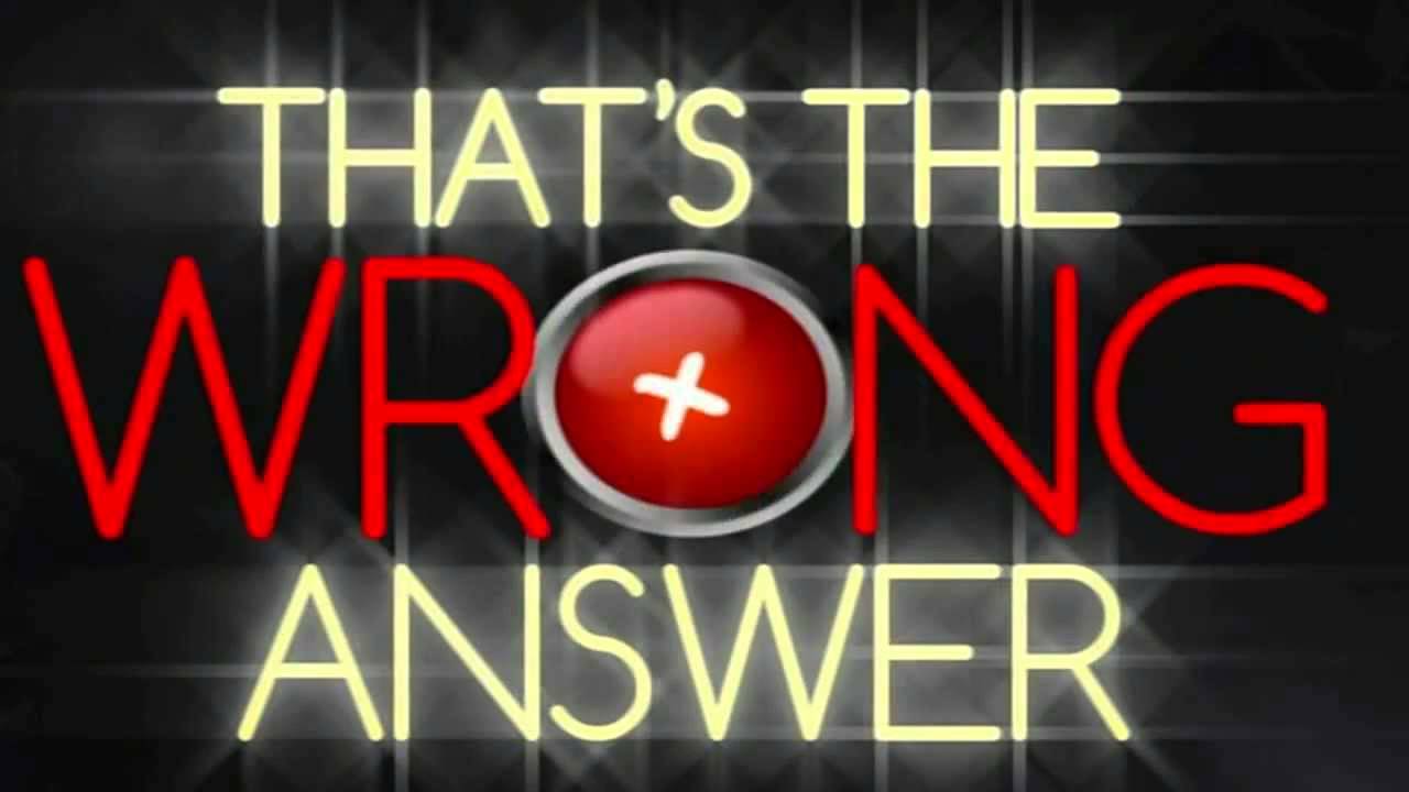 Wrong Answer Sound Effect Youtube