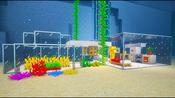 Minecraft Tutorial: How To Make An Underwater Modern House