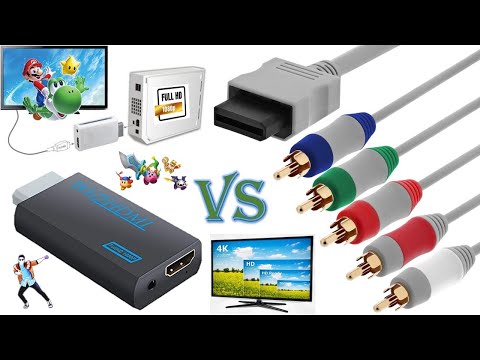 Adaptador HDMI o cable componente? Cuál es mejor para mejorar mis gráficos  en Wii? 