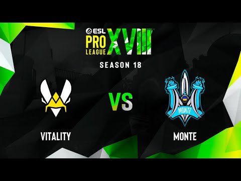 Vitality vs Monte | Map 2 Nuke | ESL Pro League Season 18