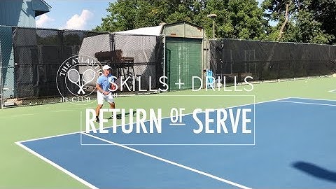 Tennis Skills + Drills: Return of Serve