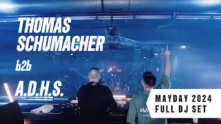 MAYDAY 2024 Techno DJ Set - A.D.H.S. b2b Thomas Schumacher