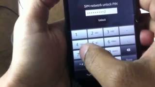 sony xperia wrong code...